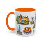 Cologne Illustrated Travel Mug | City Souvenir Accent Coffee Mug | 11oz 15oz Ceramic Cup