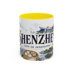 Shenzhen Coffee Mug | China Travel Souvenir | Vintage Illustrated City Gift | 11 oz 15 oz Accent Mug