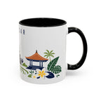Denpasar Coffee Mug | Indonesia Travel Souvenir | Porcelain Decal City Gift | 11oz 15oz Accent Mug