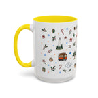 San Francisco Christmas Mug | Watercolor City Souvenir | Ceramic Coffee Cup