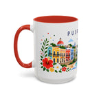 Puerto Rico Coffee Mug | Travel Souvenir Accent Mug | Place Gift Ceramic Cup 11oz 15oz