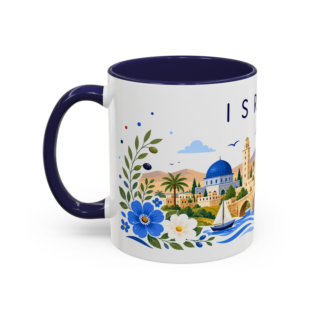 Israel Coffee Mug | Travel Souvenir Accent Mug | Place Gift Ceramic Cup 11oz 15oz