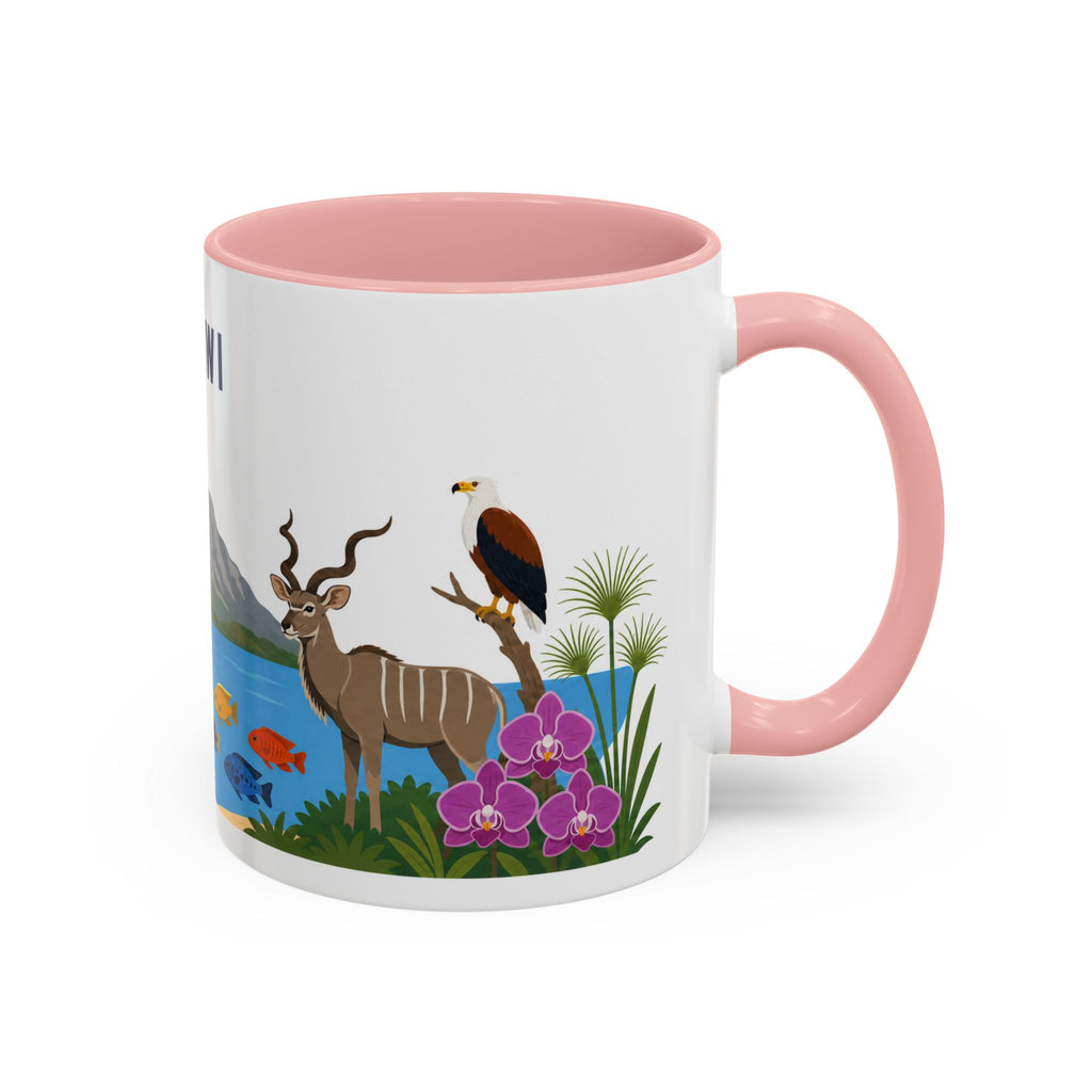 Malawi Coffee Mug | Travel Souvenir Accent Mug | Country Gift Ceramic Cup 11oz 15oz