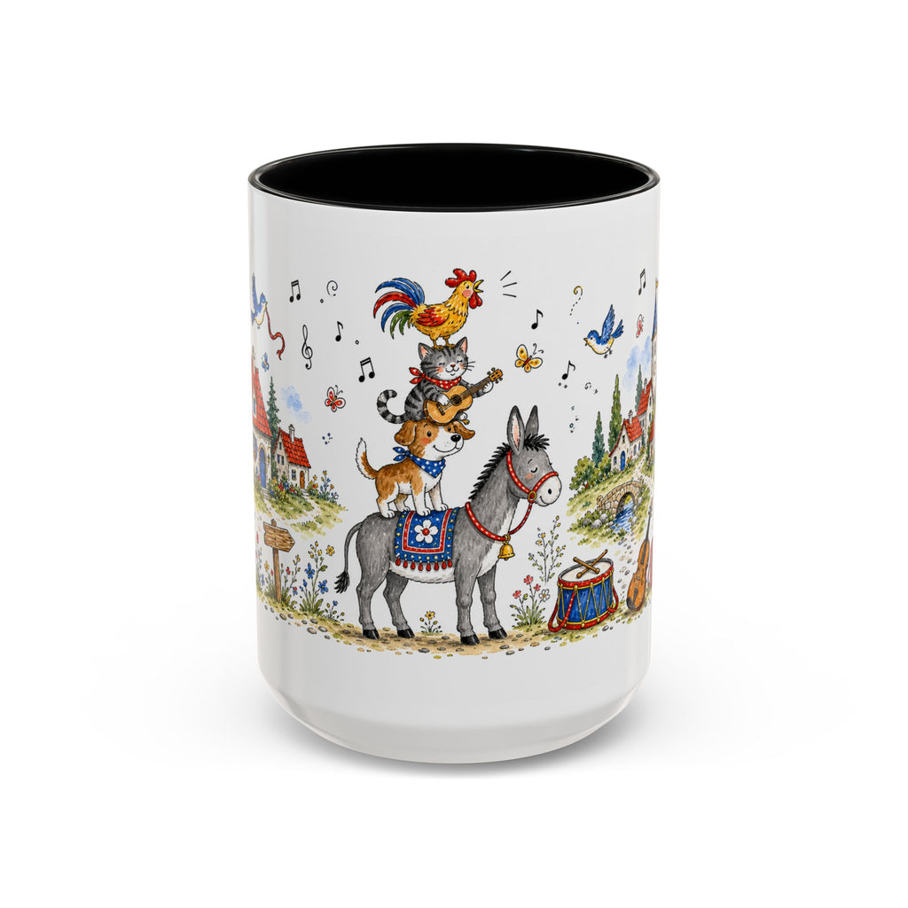 Bremen Town Musicians Mug | Storybook Accent Coffee Mug | EveryLegend