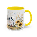 Kansas Home State Mug | Sunflower Prairie Landscape Coffee Cup