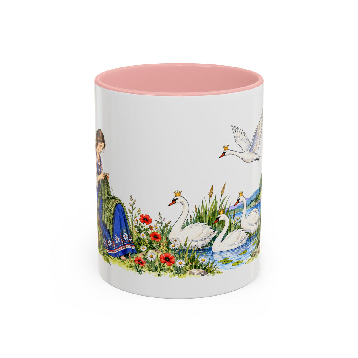 The Wild Swans Mug | Storybook Fairy Tale Accent Coffee Mug | EveryLegend