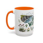 Irish West Coast Coffee Mug | Travel Destination Souvenir Gift | Accent Color Ceramic 11oz 15oz