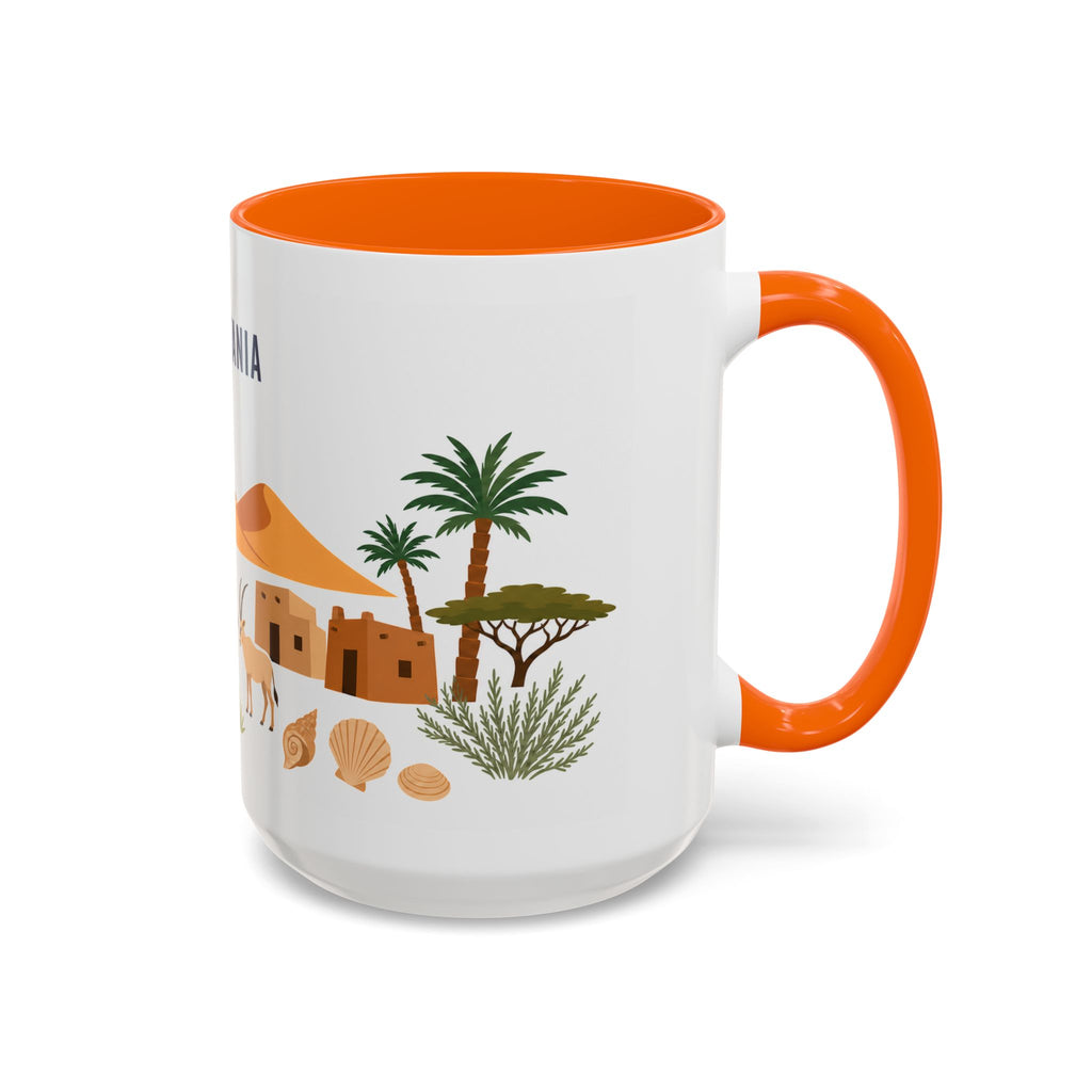 Mauritania Coffee Mug | Travel Souvenir Accent Mug | Country Gift Ceramic Cup 11oz 15oz