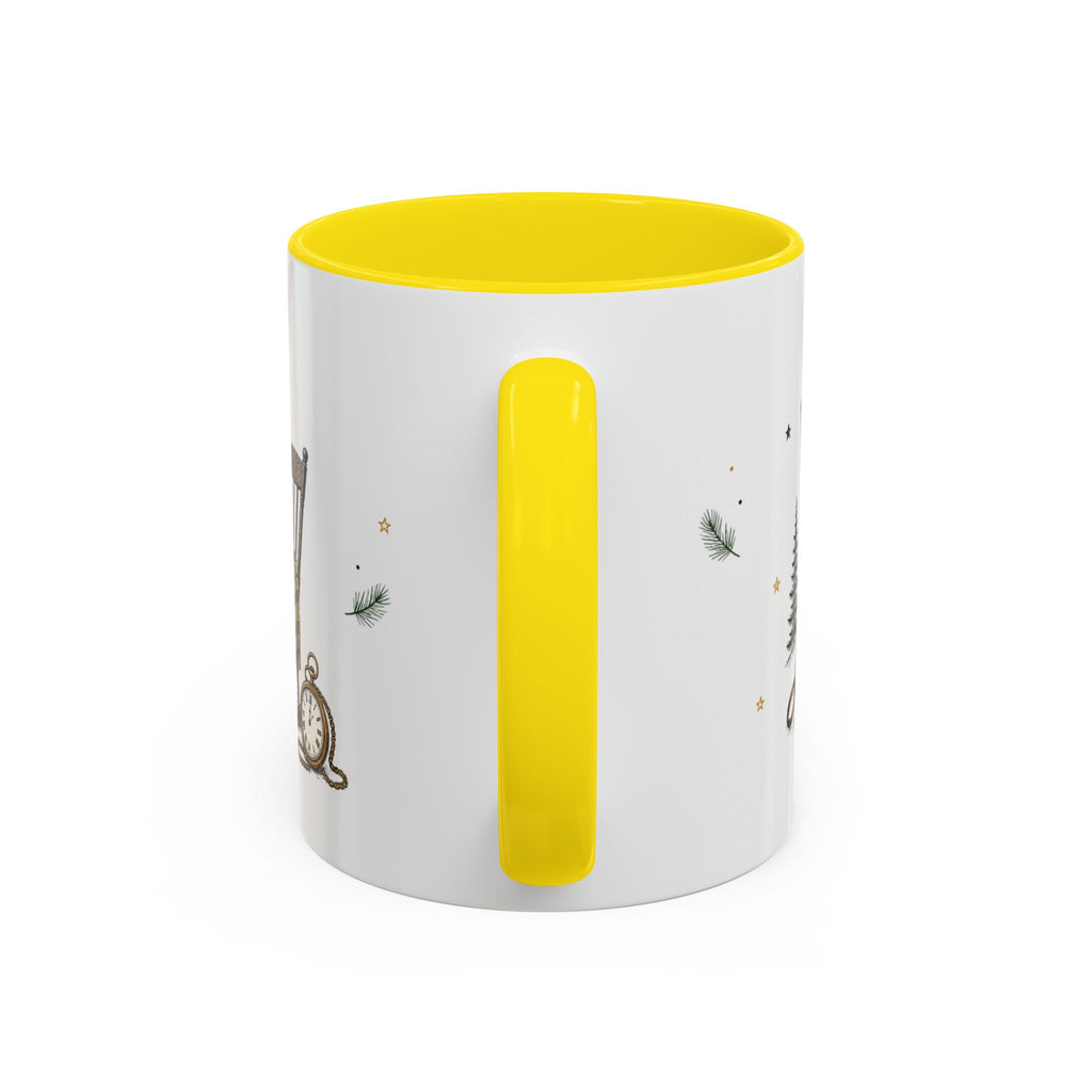 Grandpa's Stories Are The Best Coffee Mug | Gift From Grandkids | Accent Color Ceramic 11oz 15oz