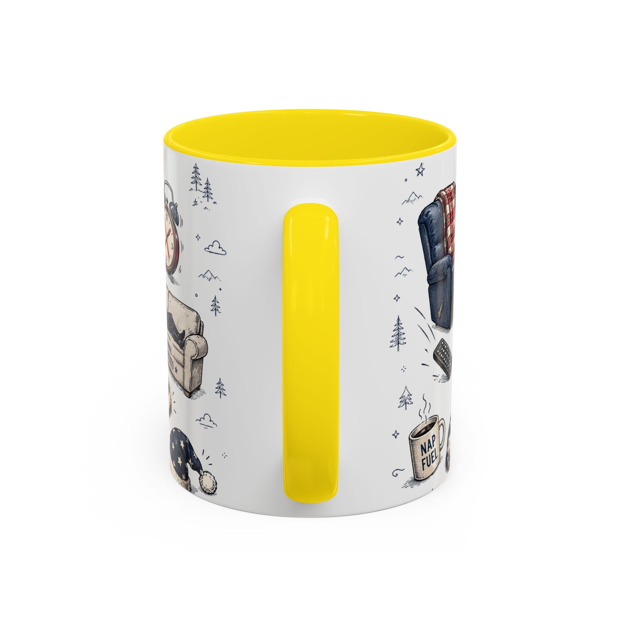 Nap Champion Coffee Mug | Father's Day Gift for Dad | Accent Color Ceramic 11oz 15oz