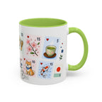 Kyoto Coffee Mug | Postage Stamp Collage Mug | Travel Souvenir Accent Cup 11oz 15oz