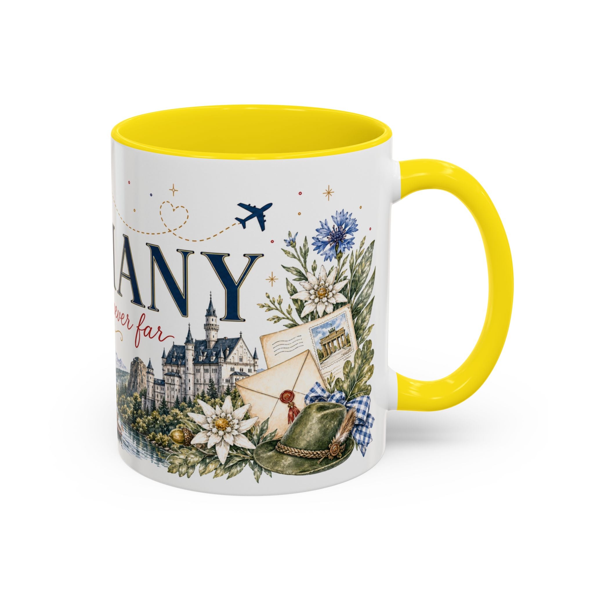 Germany Home Country Mug | Moving Away Gift | Long Distance Friendship | 11 oz 15 oz Accent Mug