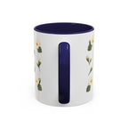 Arizona Saguaro cactus blossom Mug, State Flower Floral Coffee Cup, 11oz Botanical Gift