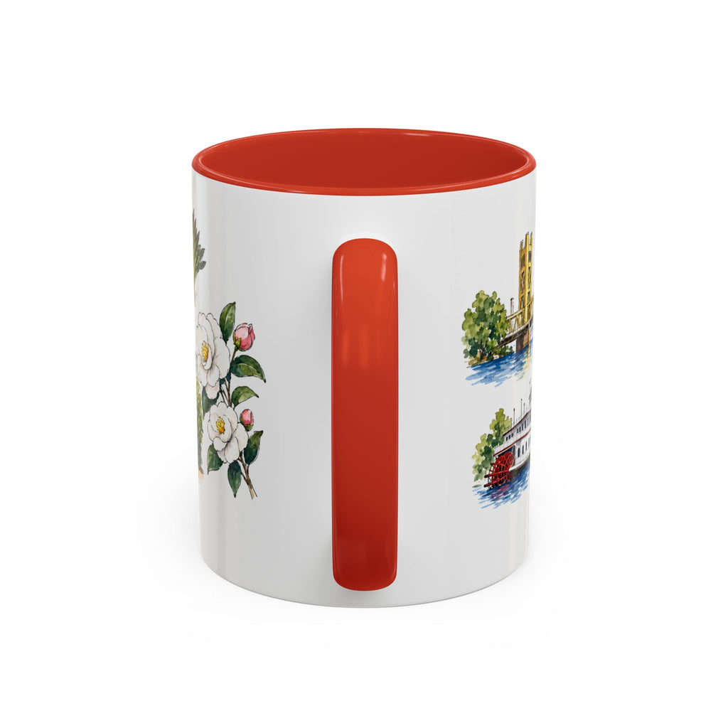 Sacramento Illustrated Travel Mug | City Souvenir Accent Coffee Mug | 11oz 15oz Ceramic Cup