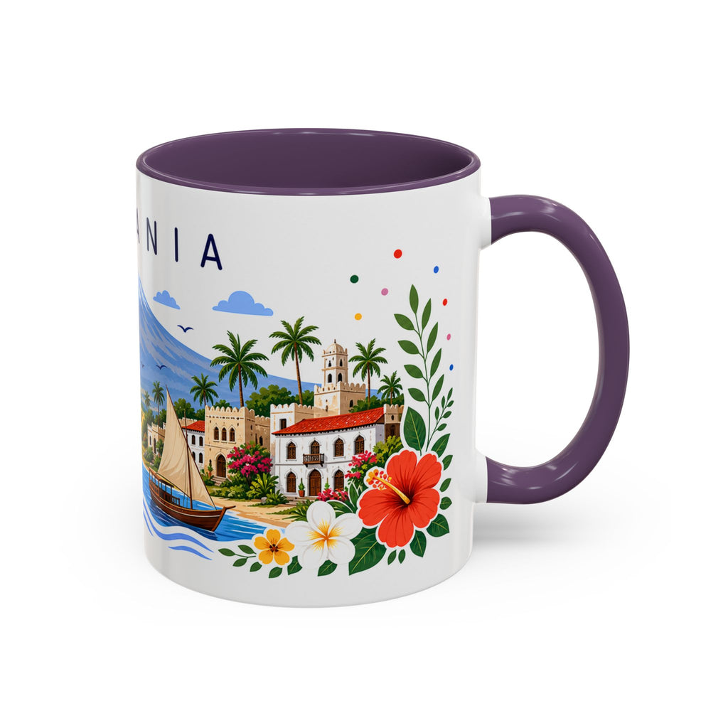 Tanzania Coffee Mug | Travel Souvenir Accent Mug | Place Gift Ceramic Cup 11oz 15oz
