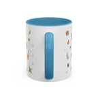 Barcelona Christmas Mug | Watercolor City Souvenir, Ceramic Coffee Cup (11oz/15oz)