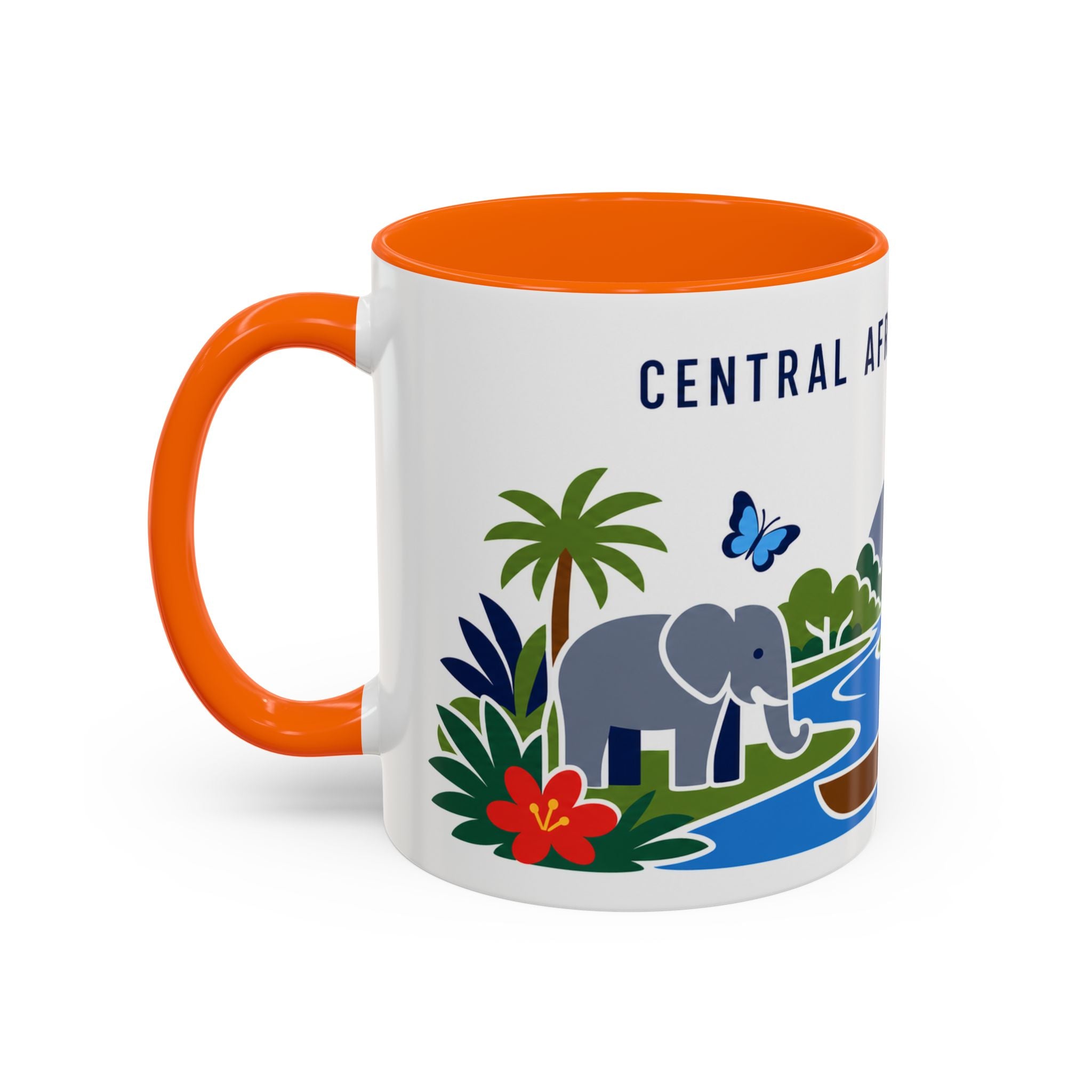 Central African Republic Coffee Mug | Travel Souvenir Accent Mug | Country Gift Ceramic Cup 11oz 15oz