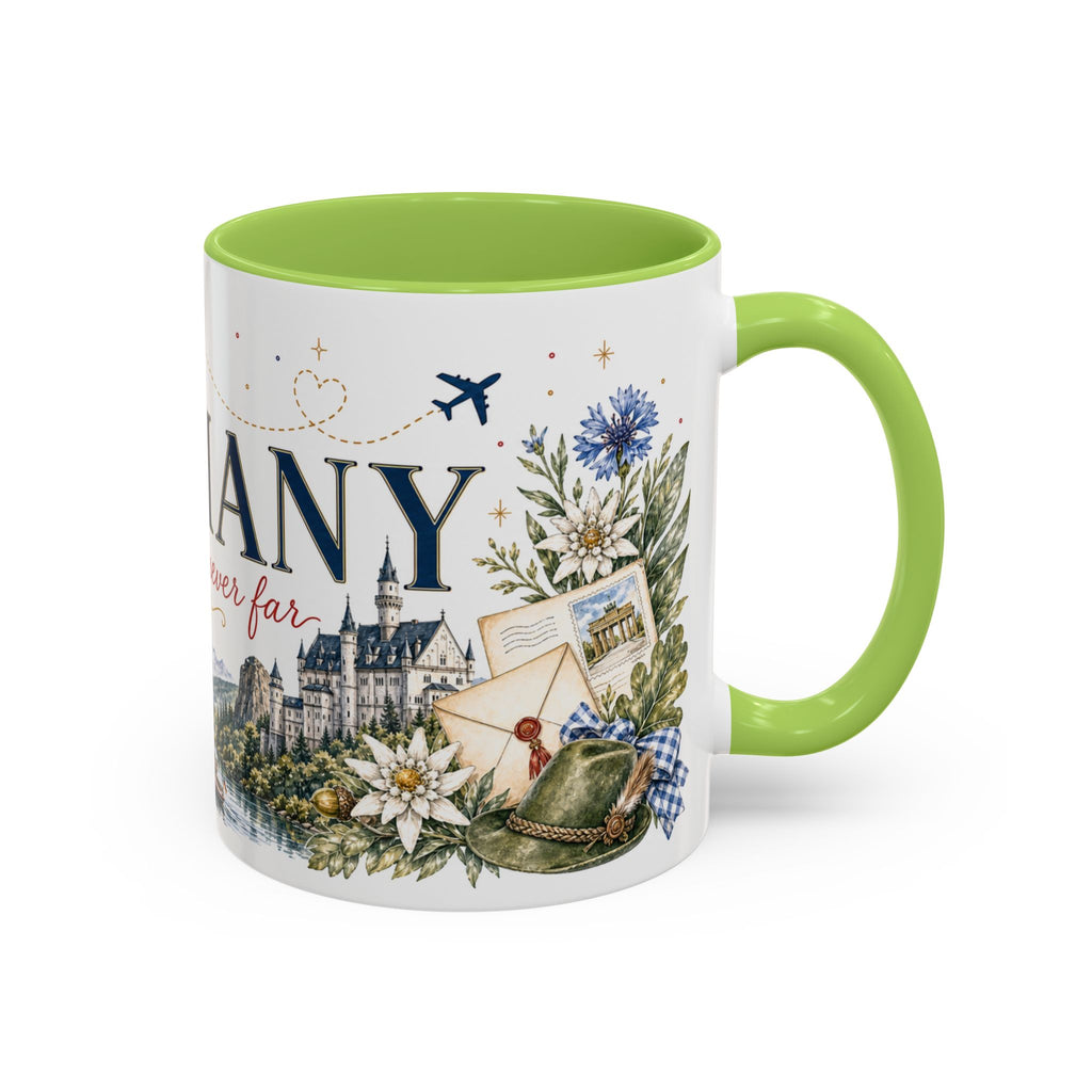 Germany Home Country Mug | Moving Away Gift | Long Distance Friendship | 11 oz 15 oz Accent Mug