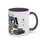 Grandpa Can Fix Anything Coffee Mug | Funny Gift From Grandkids | Accent Ceramic 11oz 15oz
