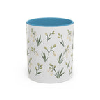 New Mexico Yucca Flower Mug, State Flower Floral Coffee Cup, 11oz Botanical Gift