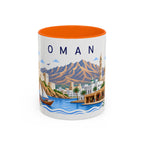 Oman Coffee Mug | Travel Souvenir Accent Mug | Place Gift Ceramic Cup 11oz 15oz