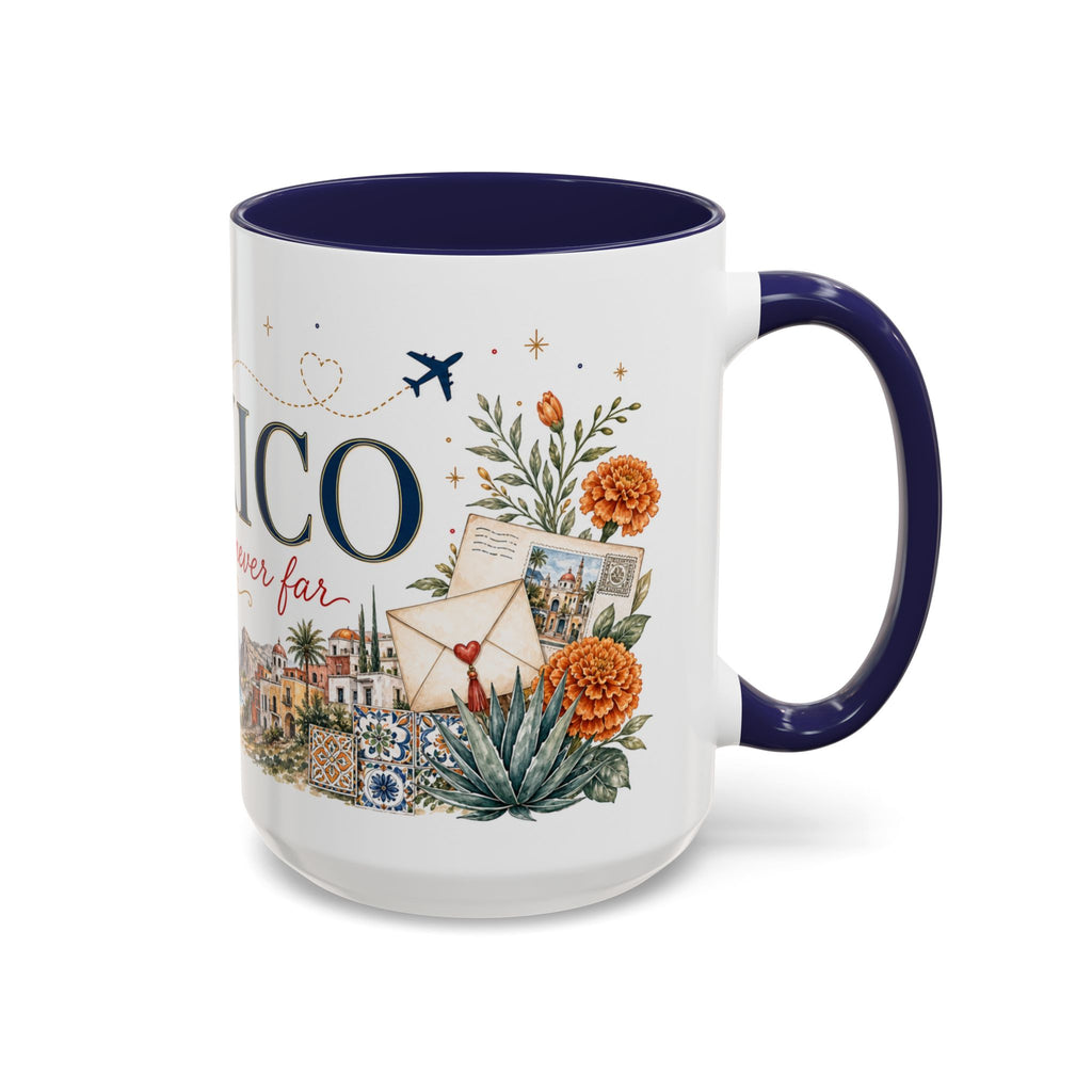 Mexico Home Country Mug | Moving Away Gift | Long Distance Friendship | 11 oz 15 oz Accent Mug