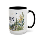 Oregon State Mug | Moving Away, Long Distance Friendship Gift | 11oz 15oz Accent Mug