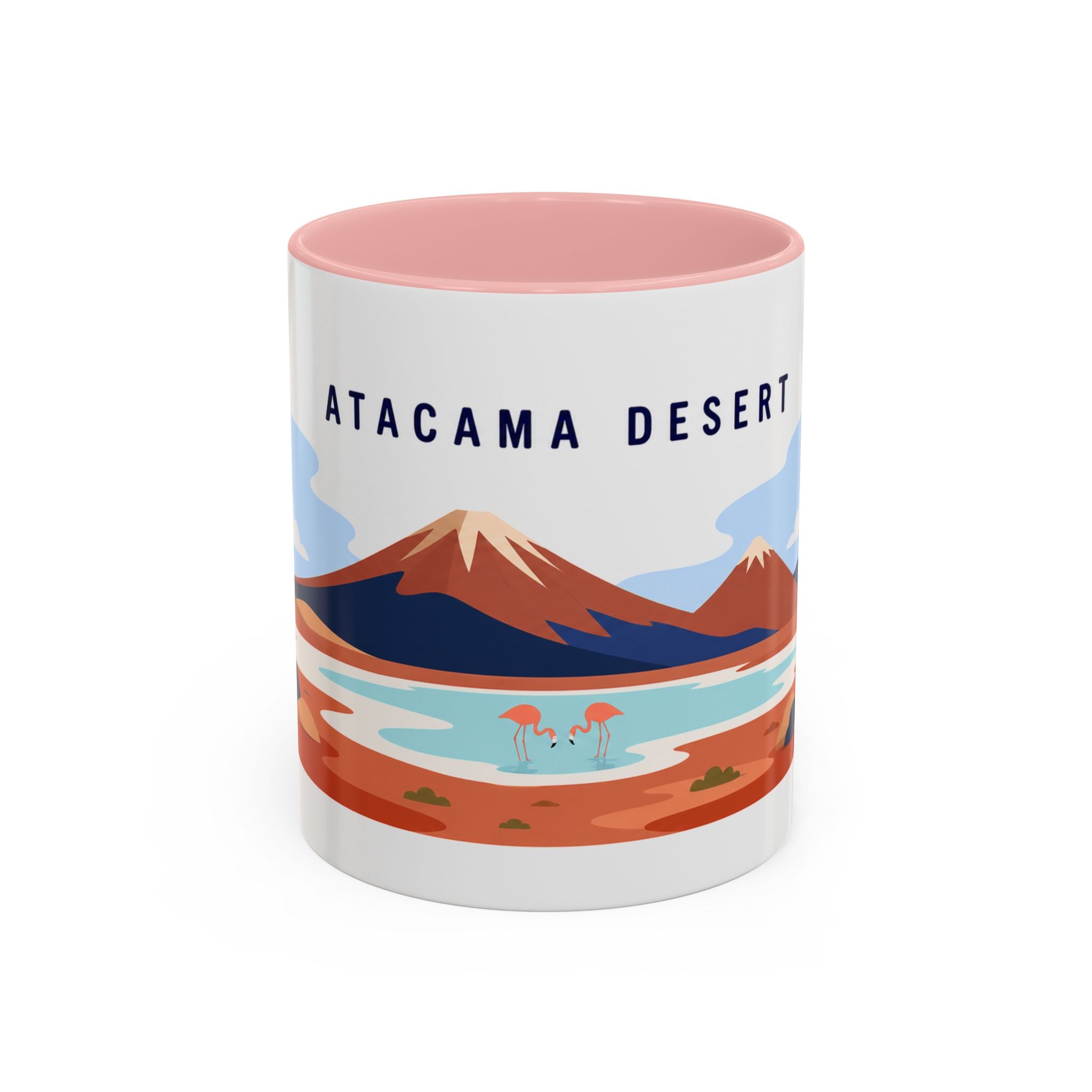 Atacama Desert Coffee Mug | Travel Destination Souvenir Gift | Accent Color Ceramic 11oz 15oz