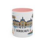 Bordeaux Illustrated Travel Mug | City Souvenir Accent Coffee Mug | 11oz 15oz Ceramic Cup