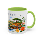 Ivory Coast Coffee Mug | Travel Souvenir Accent Mug | Place Gift Ceramic Cup 11oz 15oz