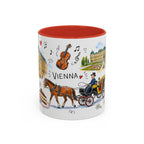 Vienna Travel Mug | European City Souvenir Accent Coffee Mug | 11oz 15oz Ceramic Cup