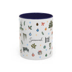 Savannah Christmas Mug | Watercolor City Souvenir, Travel Memories Cup