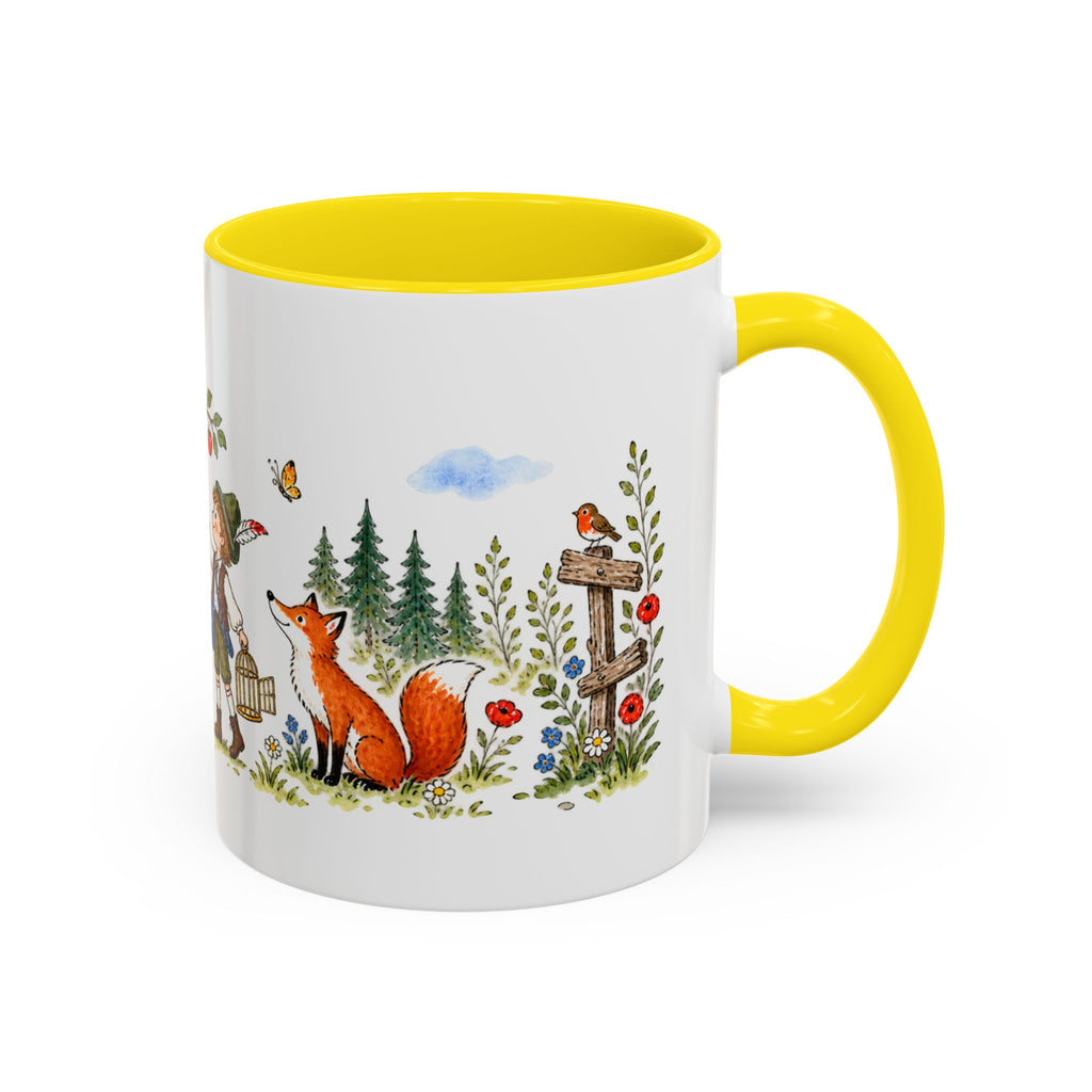 The Golden Bird Mug | Storybook Fairy Tale Accent Coffee Mug | EveryLegend