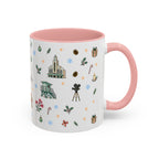 Los Angeles Christmas Mug | Watercolor City Souvenir | Ceramic Coffee Cup (11oz or 15oz)