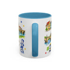 Dresden Illustrated Travel Mug | City Souvenir Accent Coffee Mug | 11oz 15oz Ceramic Cup