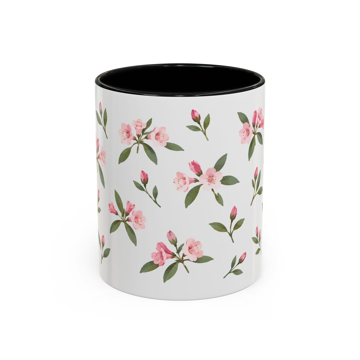 Washington Coast rhododendron Mug, State Flower Floral Coffee Cup, 11oz Botanical Gift