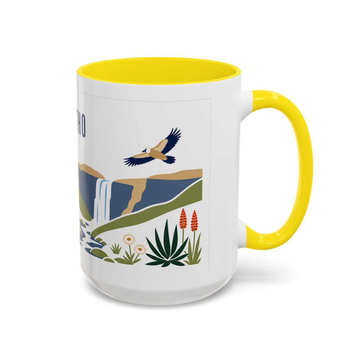 Lesotho Coffee Mug | Travel Souvenir Accent Mug | Country Gift Ceramic Cup 11oz 15oz