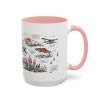 Lake Clark National Park Coffee Mug | Alaska Fly-in Wilderness Adventure Gift | Accent Color Ceramic 11oz 15oz
