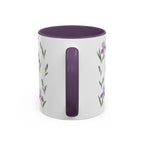 Tennessee Iris Mug, State Flower Floral Coffee Cup, 11oz Botanical Gift