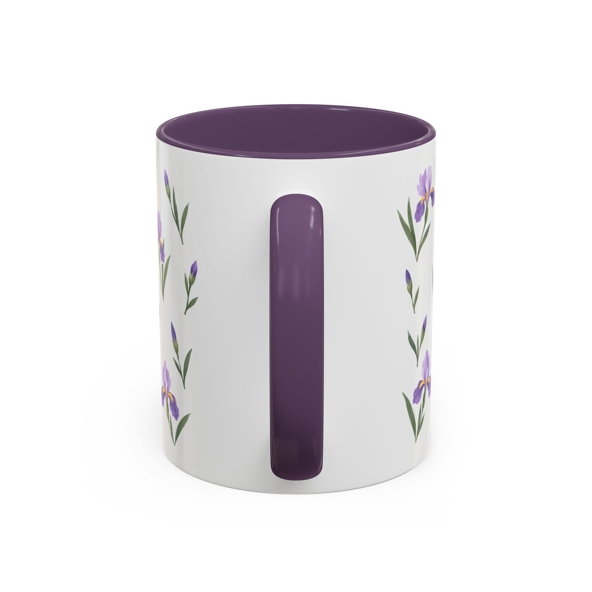 Tennessee Iris Mug, State Flower Floral Coffee Cup, 11oz Botanical Gift