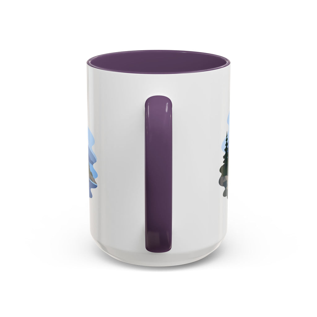 Isle Royale National Park Coffee Mug | Solid Color Block Park Souvenir | 11oz 15oz Accent Mug