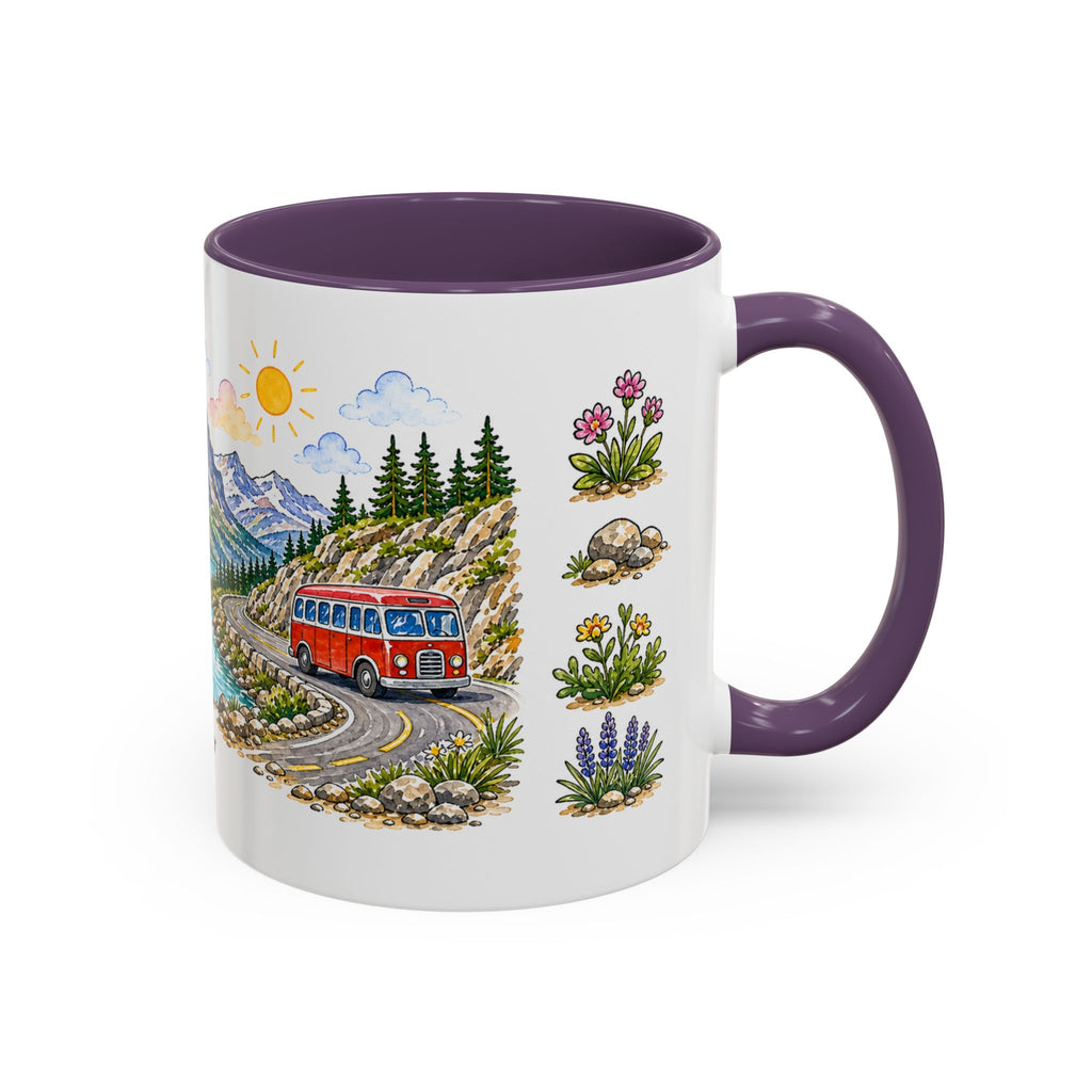 Glacier National Park Mug | US Travel Souvenir Accent Coffee Mug | 11oz 15oz Ceramic Cup