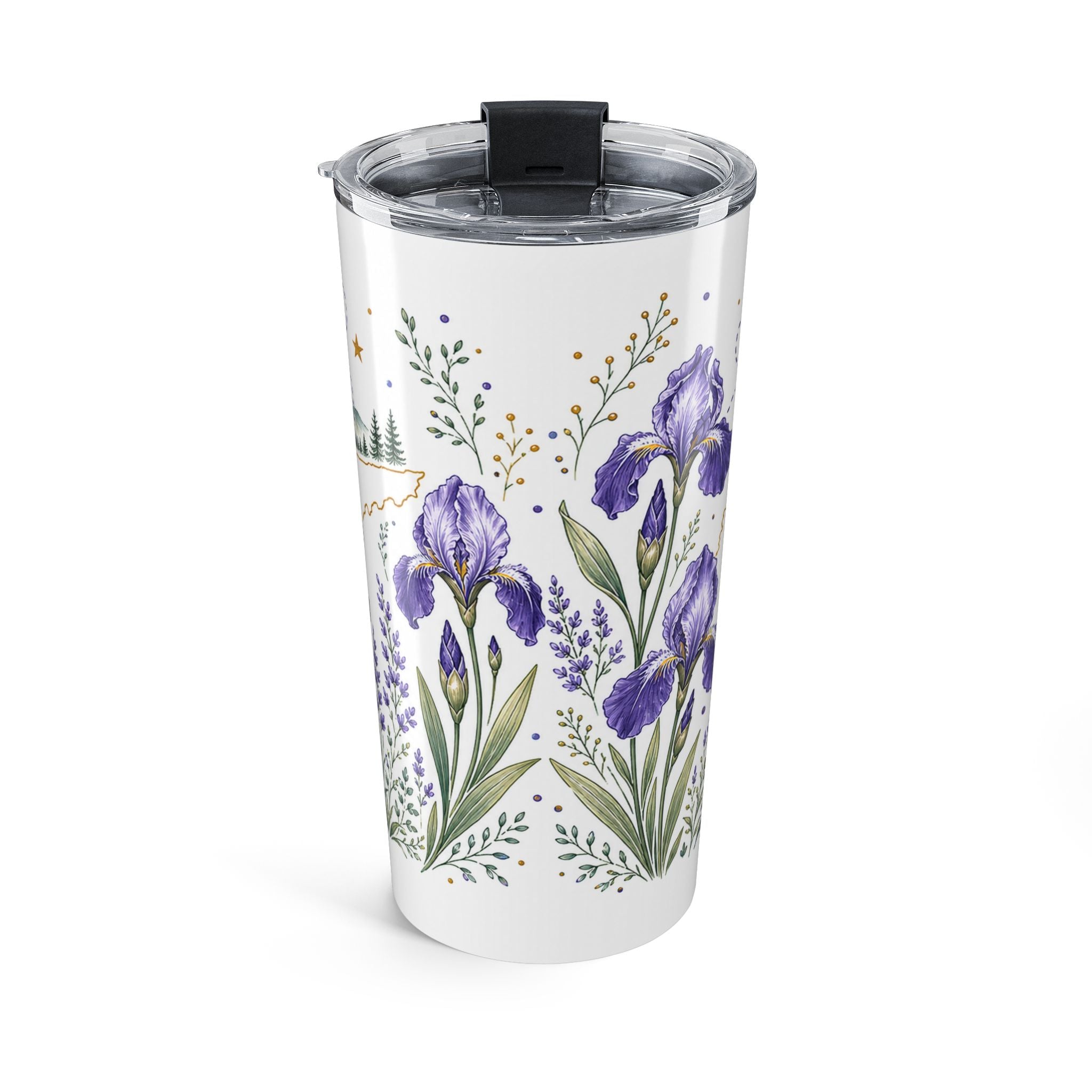 Tennessee State Flower 20oz Tumbler | Tennessee Botanical Gift | Insulated Stainless Steel Travel Cup