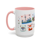 Toronto Coffee Mug | Postage Stamp Collage Mug | Travel Souvenir Accent Cup 11oz 15oz