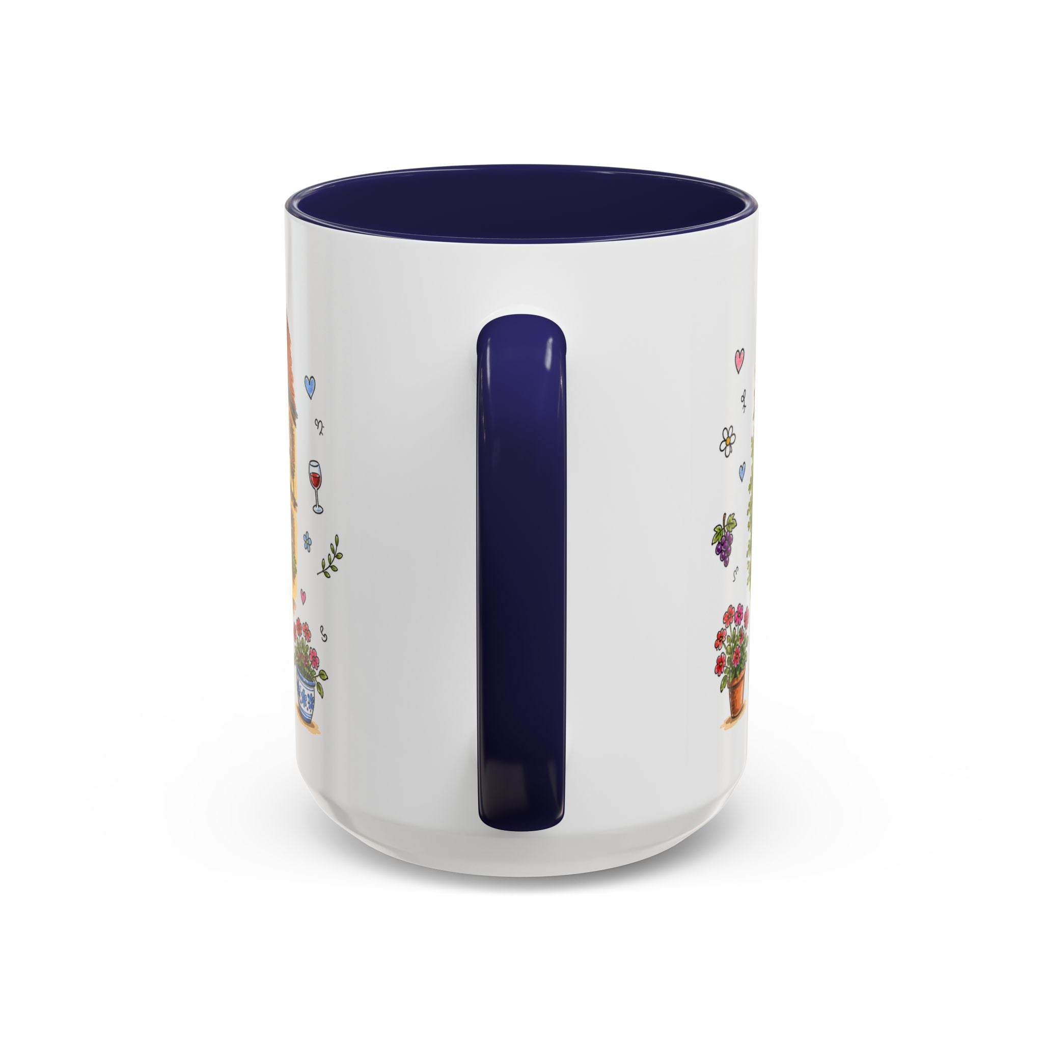 Colmar Illustrated Travel Mug | France Souvenir Accent Coffee Mug | 11oz 15oz Ceramic Cup