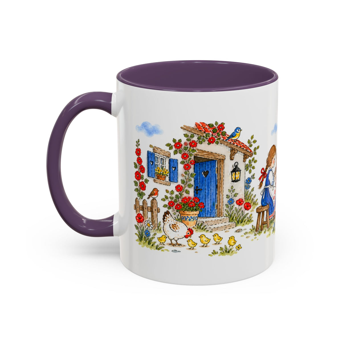Spindle Shuttle and Needle Mug | Storybook Fairy Tale Accent Coffee Mug | EveryLegend