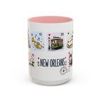 New Orleans Coffee Mug | Postage Stamp Collage Mug | Travel Souvenir Accent Cup 11oz 15oz