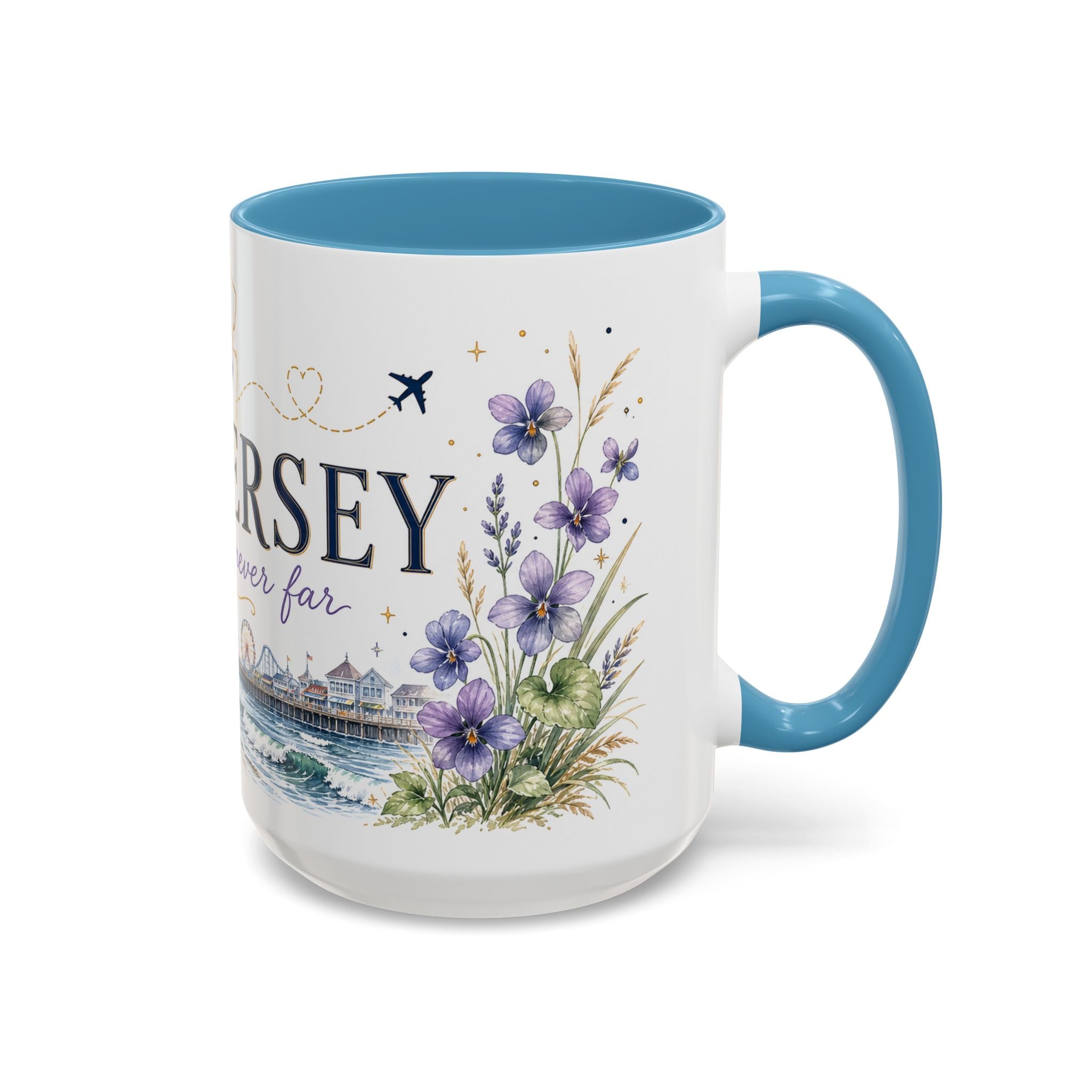 New Jersey Home State Mug | Moving Away Gift | Long Distance Friendship Coffee Cup | 11oz 15oz Accent Mug