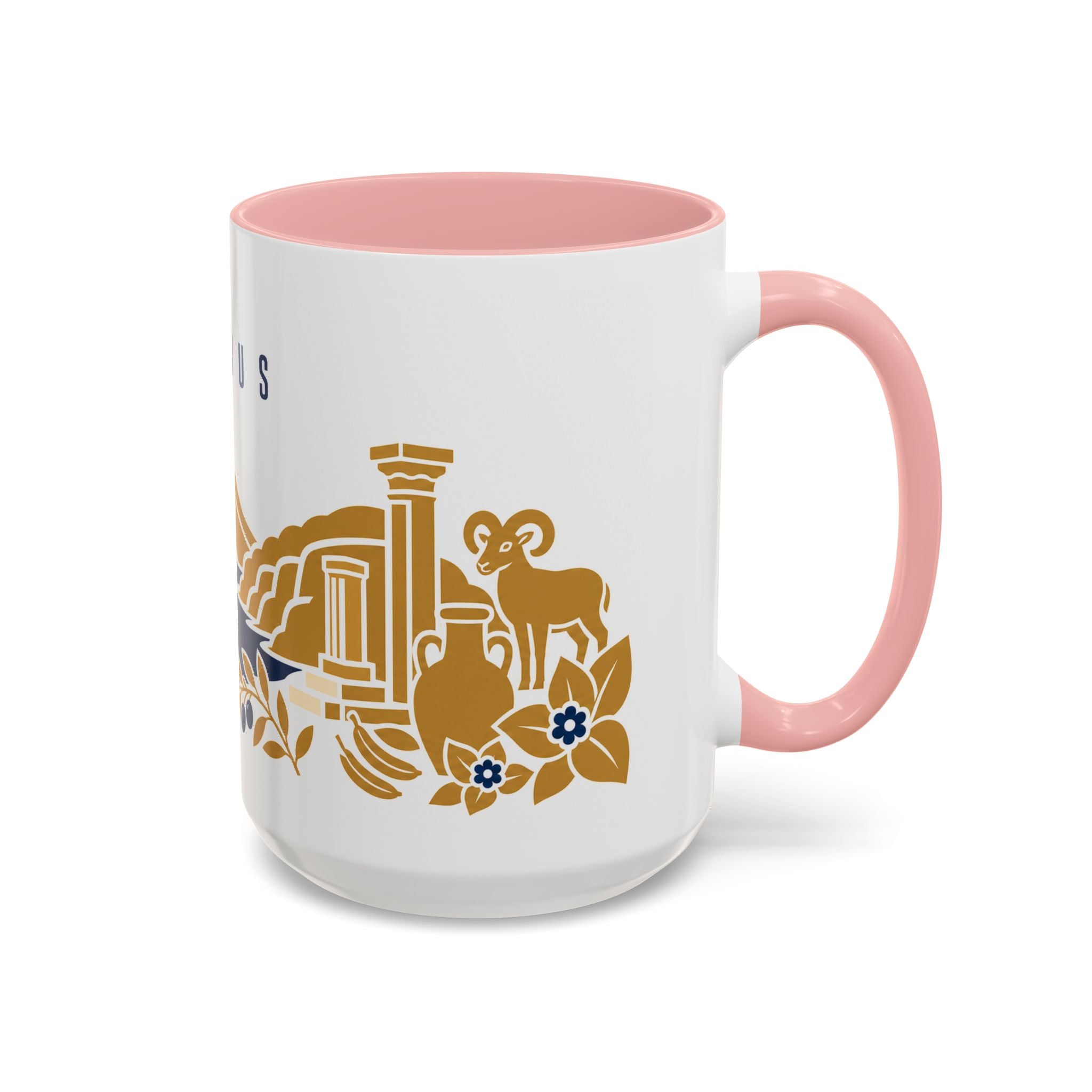 Cyprus Coffee Mug | Travel Souvenir Accent Mug | Country Gift Ceramic Cup 11oz 15oz