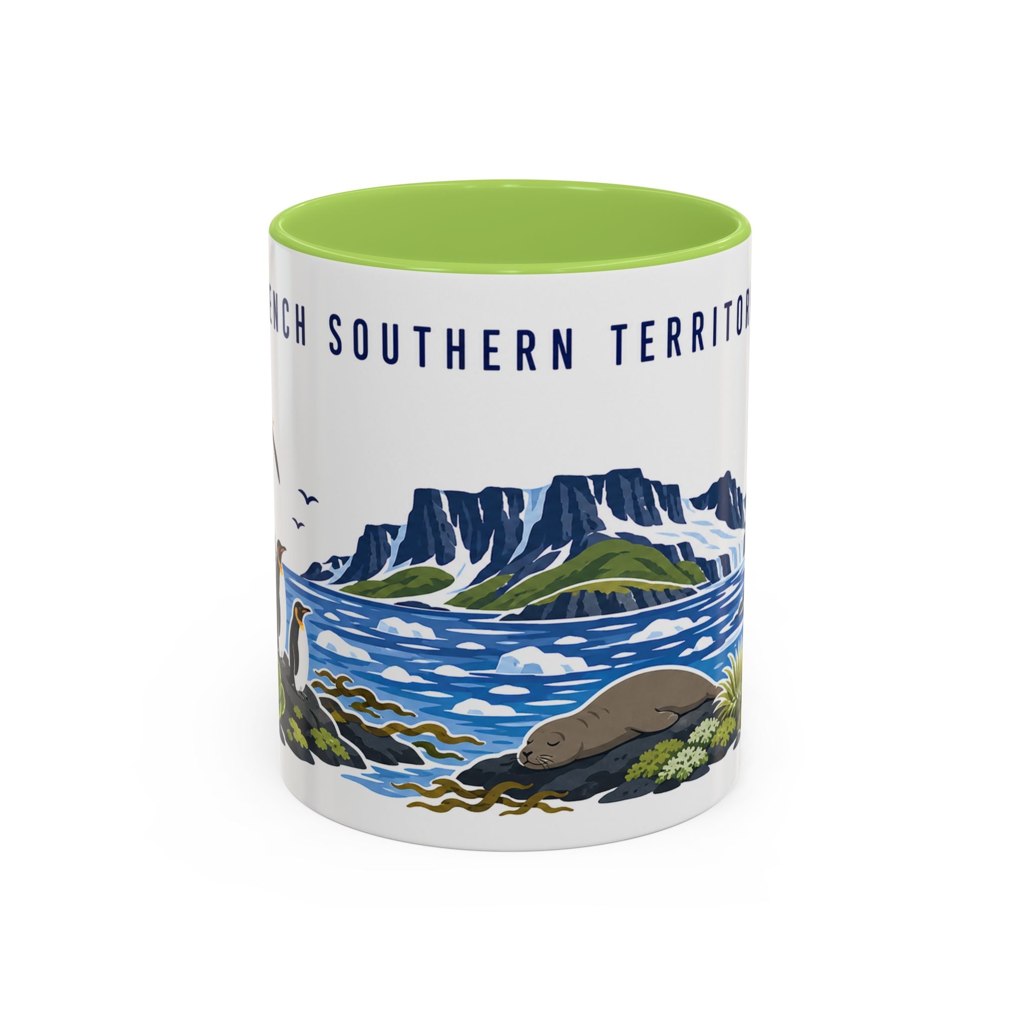 French Southern Territories Coffee Mug | Travel Souvenir Accent Mug | Country Gift Ceramic Cup 11oz 15oz